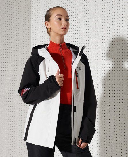 Women's Sport Alpine Shell Jacket White - Size: 14