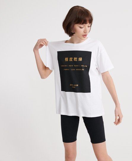 Women's Established 2003 Block Portland T-Shirt White / Optic - Size: 8