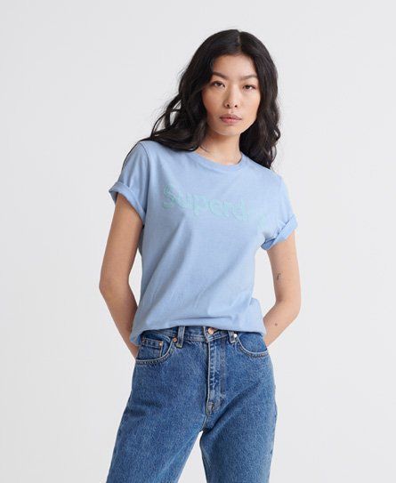 Women's Flock T-Shirt Blue / Light Chambray - Size: 6