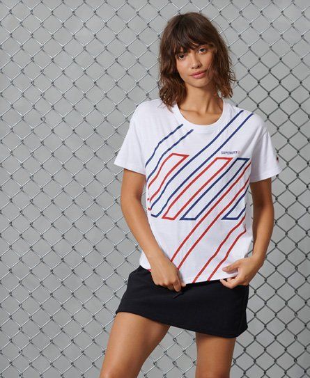 Women's Sportstyle T-Shirt White / Optic - Size: 12