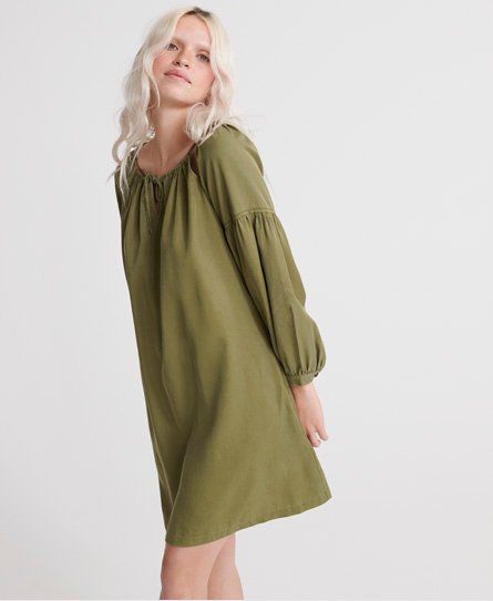 Women's Arizona Peek A Boo Dress Green / Capulet Olive - Size: 12