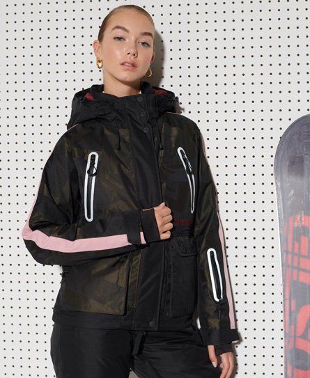 Women's Sport Freestyle Cargo Jacket Khaki / Army Camo - Size: 12
