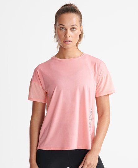Women's Sport Cooling Loose T-Shirt Pink / Peony - Size: 8