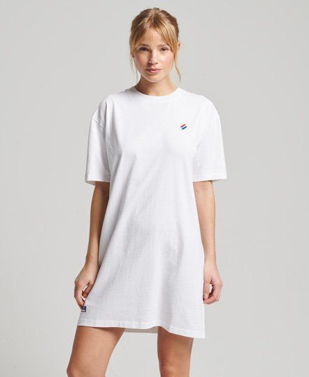 Women's Essential T-Shirt Dress White / Optic - Size: 10