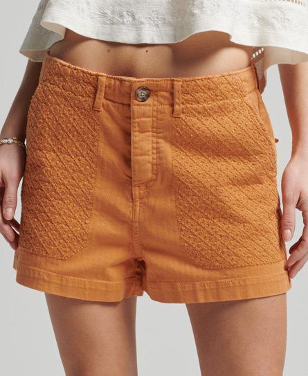 Women's Fatigue Shorts Orange / Desert Orange - Size: 8