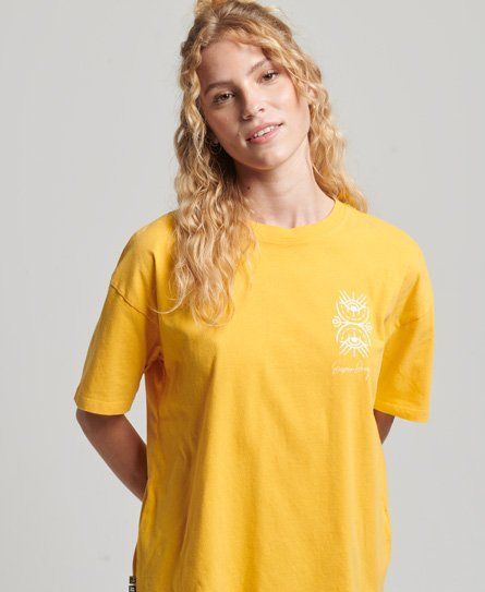 Women's Nomadic Folk T-Shirt Yellow / Pigment Yellow - Size: 14