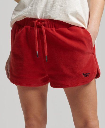 Women's Vintage Jersey Racer Shorts Red / Soda Pop Red - Size: 14