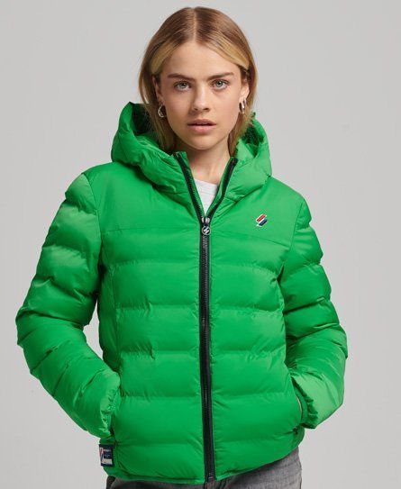 Women's Heat Sealed Padded Jacket Green / Green Bee - Size: 8