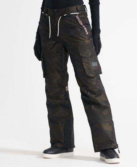 Women's Sport Freestyle Cargo Pants Khaki / Army Camo - Size: 8