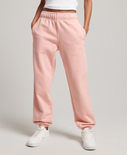 Women's Essential Boyfriend Joggers Pink / Coral Blush - Size: 14