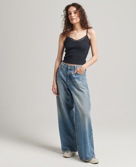 Women's Baggy Jeans Blue / Dayle Vintage Wash - Size: 32/32