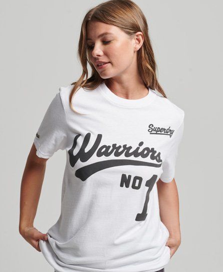Women's Oversized Black Out T-Shirt White / Optic - Size: S