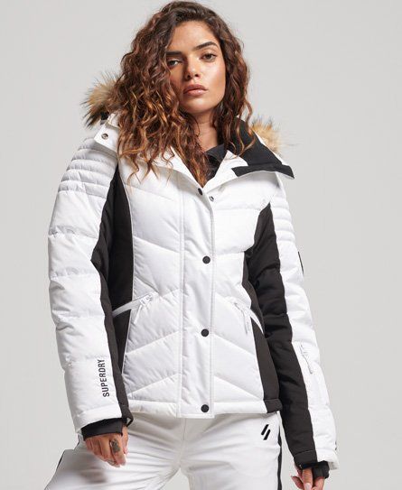 Women's Sport Snow Luxe Puffer Jacket White / Optic - Size: 14