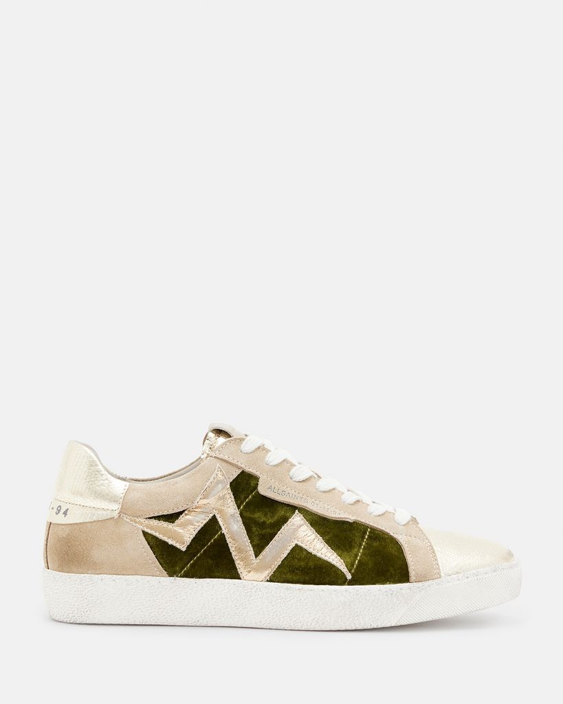 AllSaints Sheer Leather Bolt Trainers