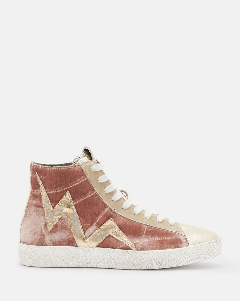AllSaints Tundy Bolt Leather High Top Trainers