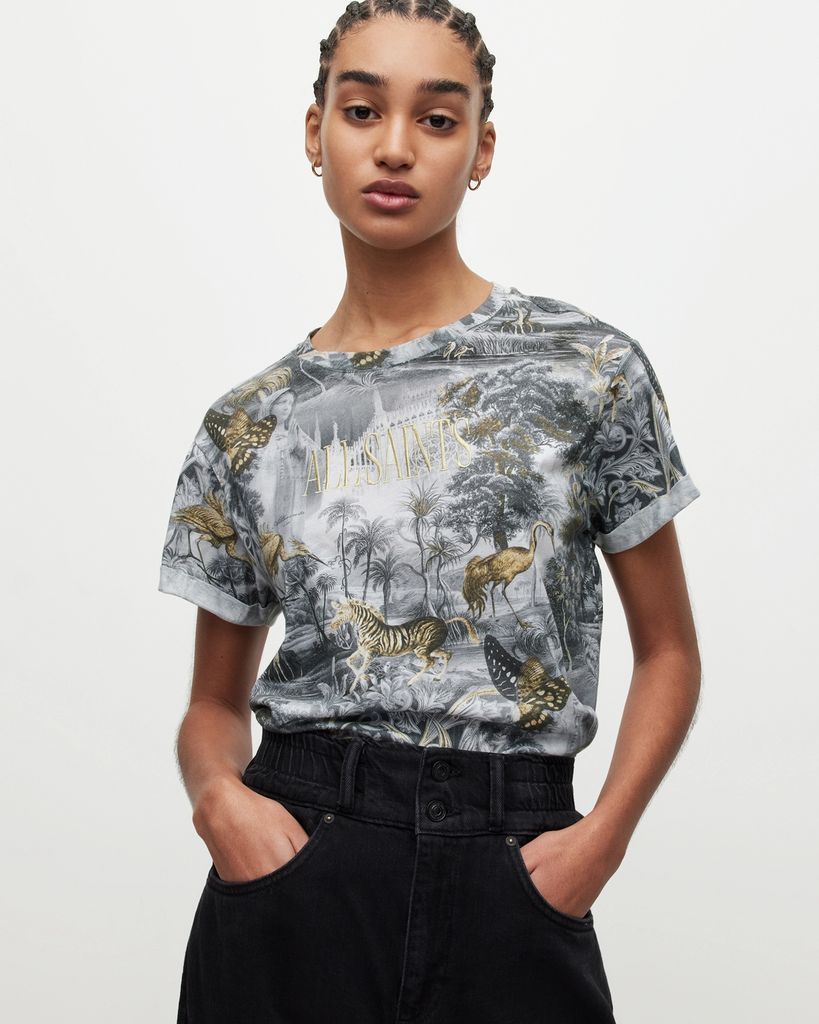 AllSaints Anna Beverly Floral Print T-Shirt