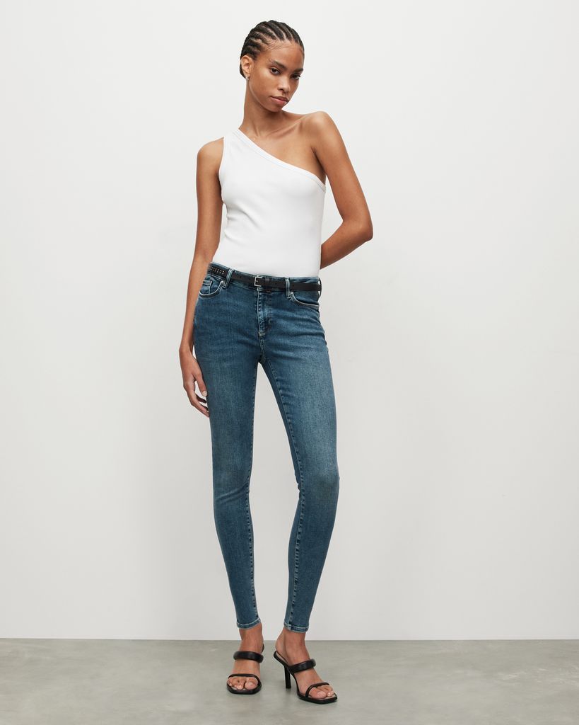 AllSaints Miller Mid-Rise Size Me Skinny Jeans