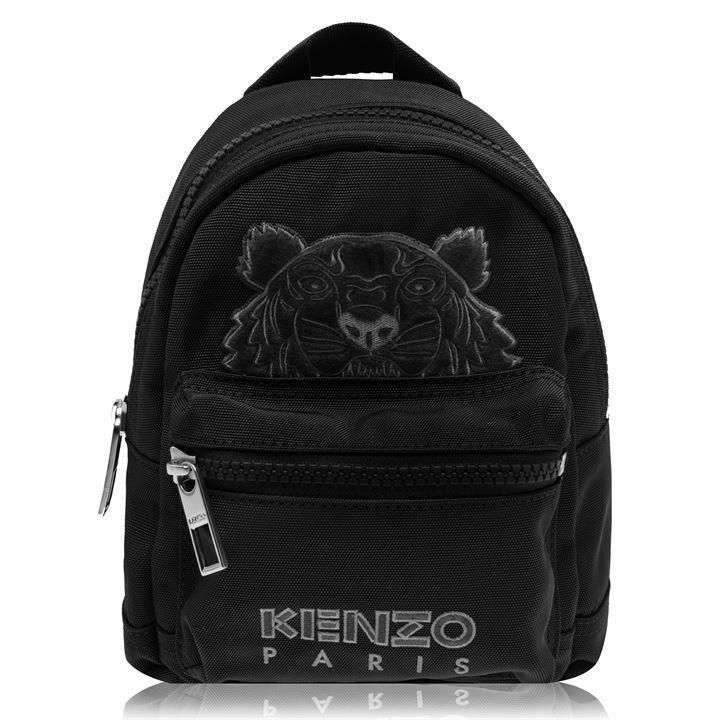 KENZO Mini Velvet Backpack - Black 99