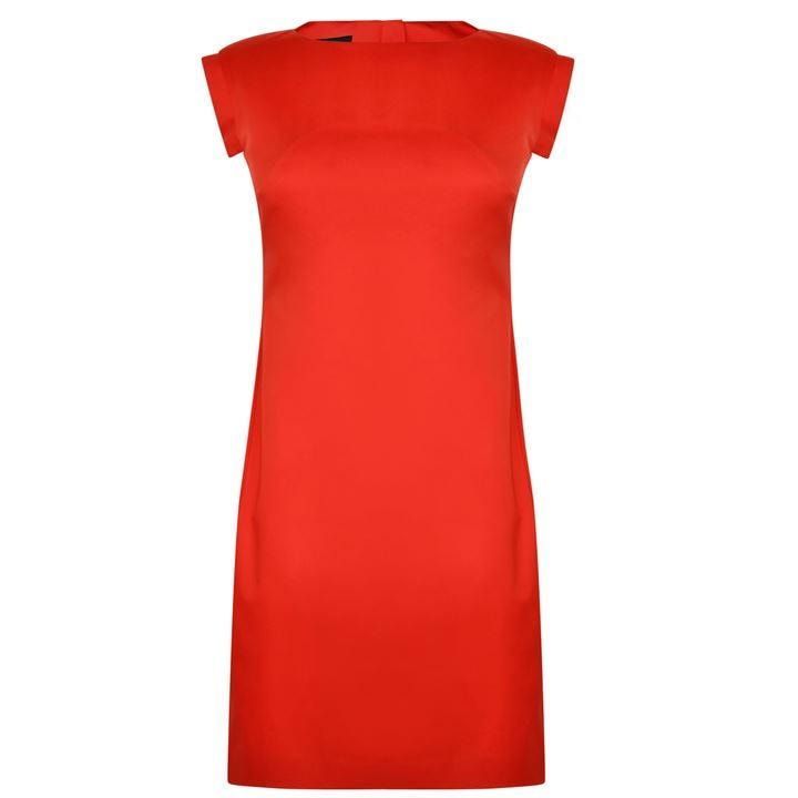 Boutique Moschino Zip Bodycon Dress - Red