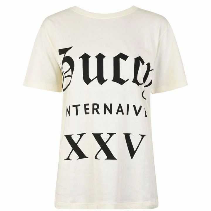 GUCCI Guccy Internaive Logo T Shirt - Sunkissed 7561