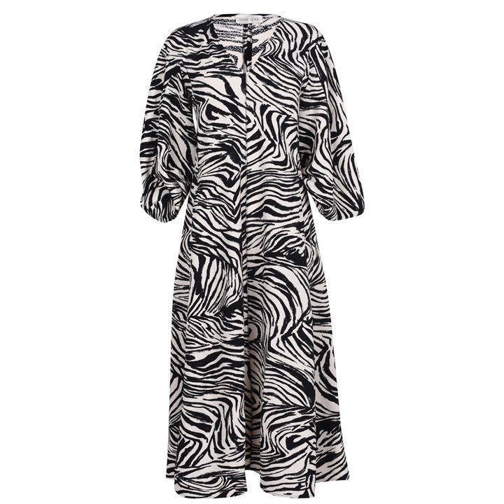 STINE GOYA Rosen Zebra Print Dress - Multi