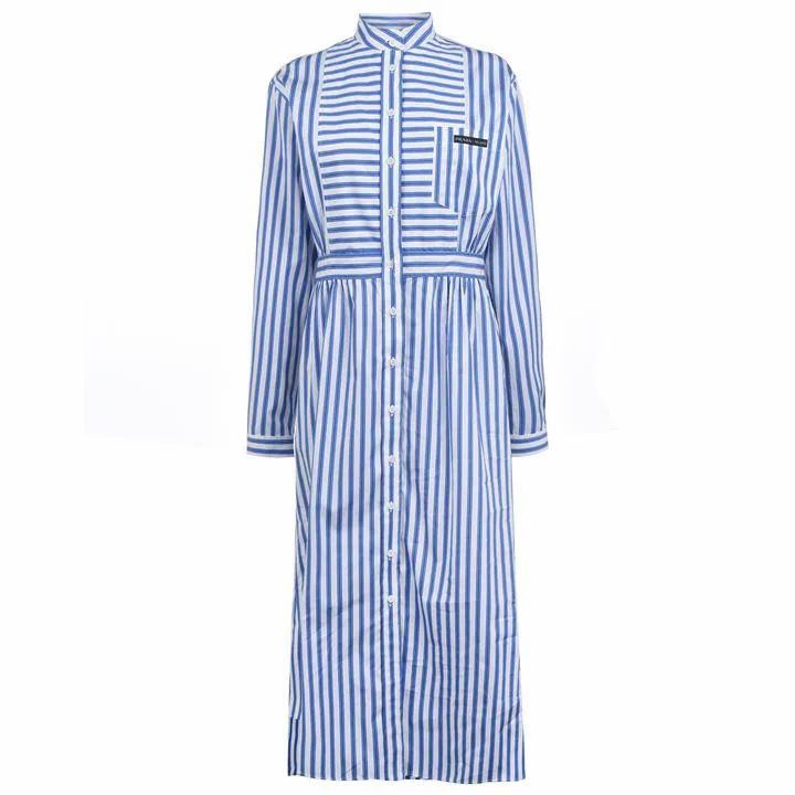 PRADA Prada Stripe Dress - Blue