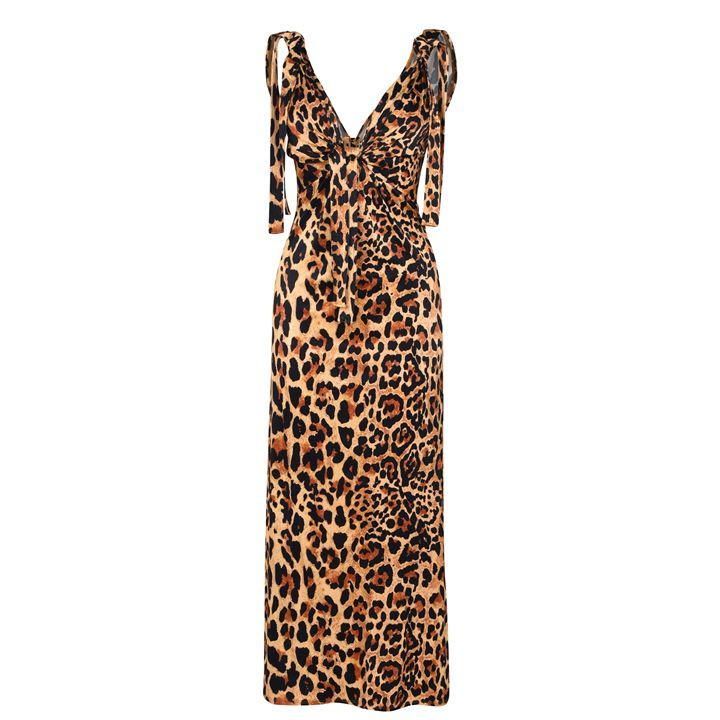 PACO RABANNE Paco Leopard Dress Ld12 - Multi