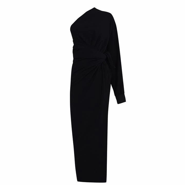 Balenciaga Body Wrap Dress - Black