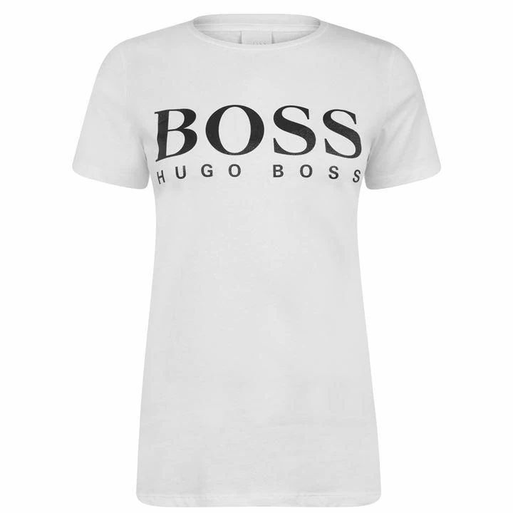 BOSS Tecatch T Shirt - White 100