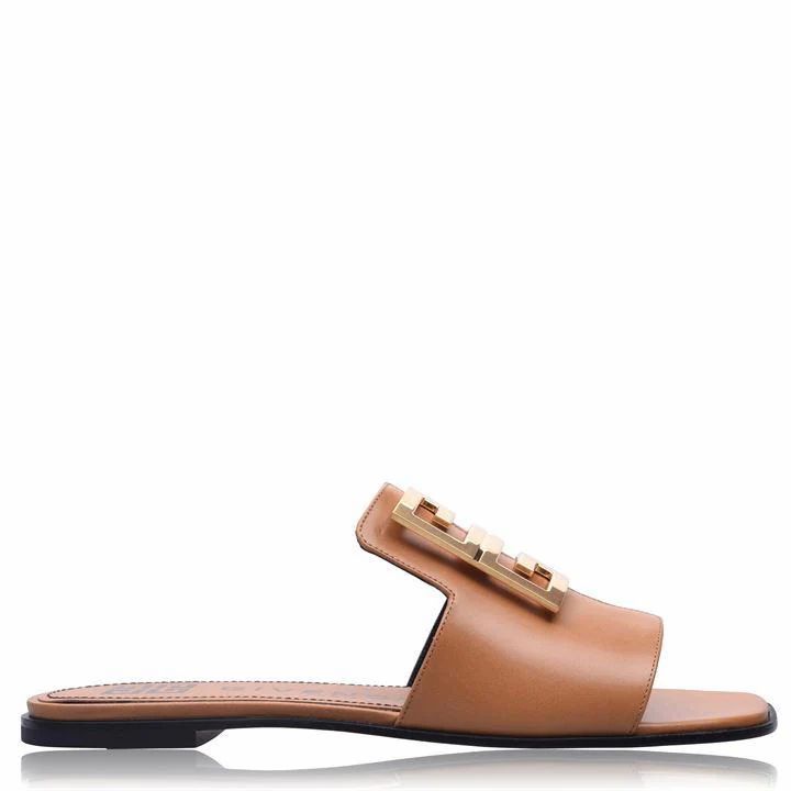 GIVENCHY 4g Flat Sandals - Brown 918