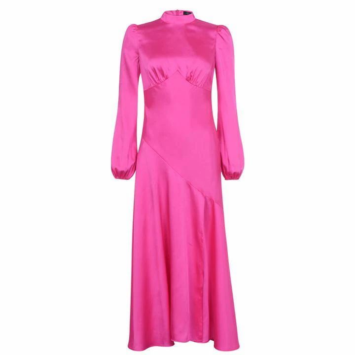DE LA VALI Clara Dress - Hot Pink