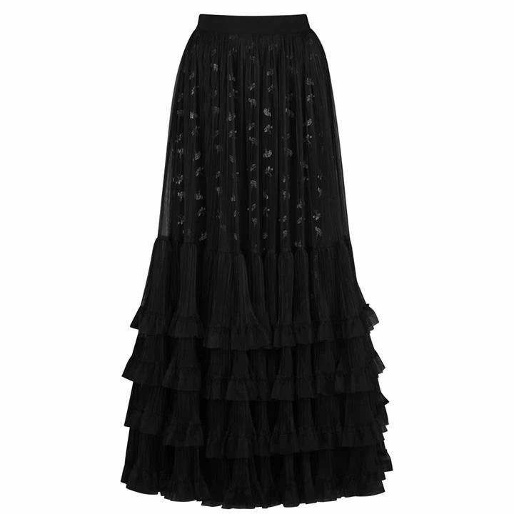 Giambattista Valli Tulle Skirt - Black