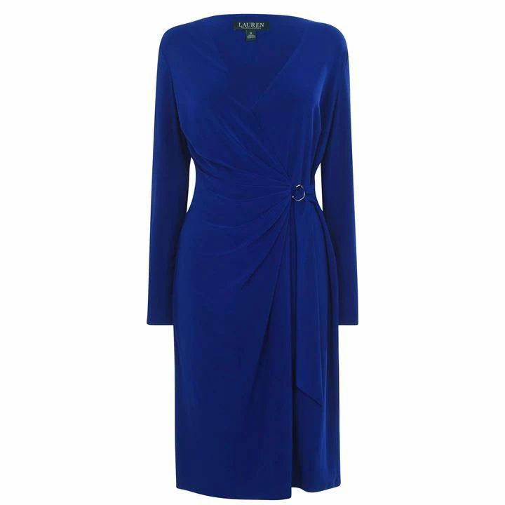 Lauren by Ralph Lauren Casondra Long Sleeve Dress - Parisian Blue