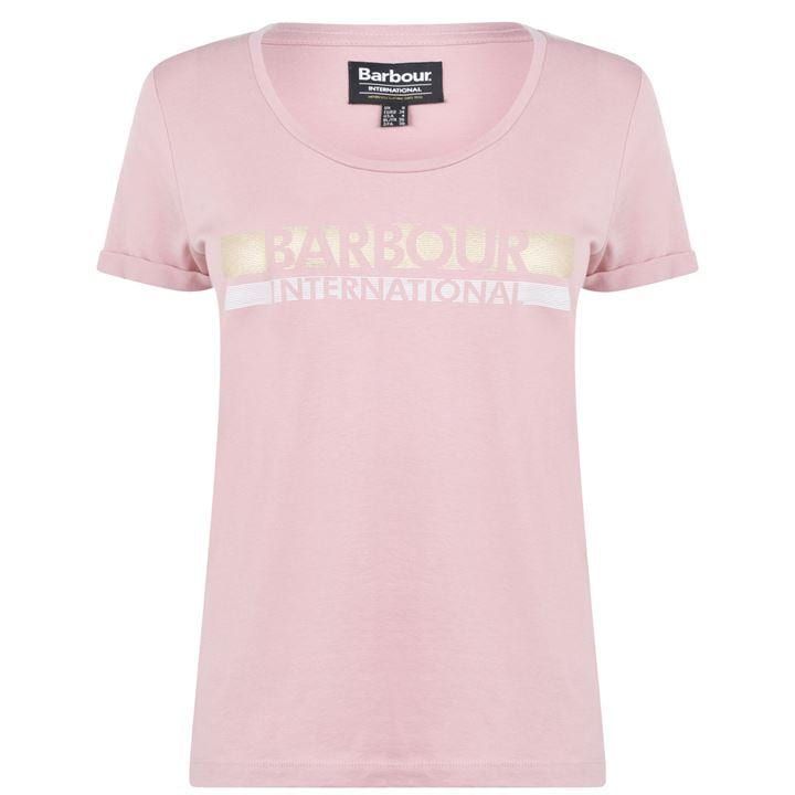 Barbour International Baseline T-Shirt - Blusher