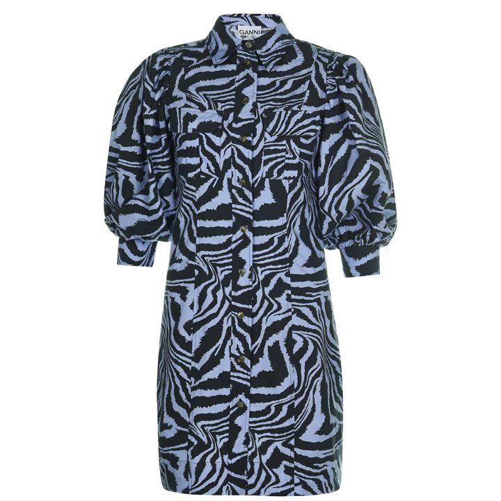 GANNI Tiger Dress - Multi