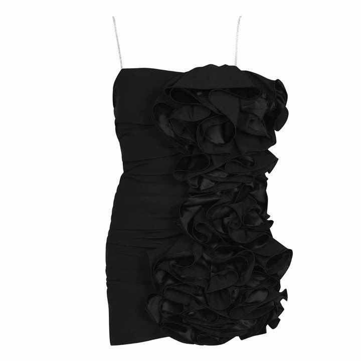 Magda Butrym Ruffle Dress - Black
