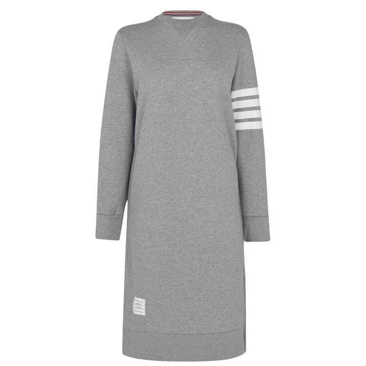 Thom Browne 4-Bar Sweater Dress - Grey