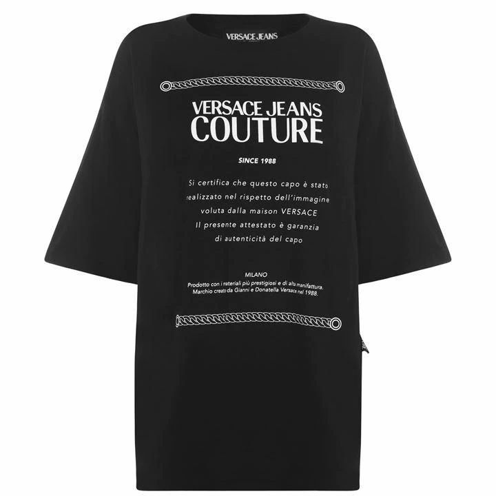 Versace Jeans Couture Warranty t Shirt - Black