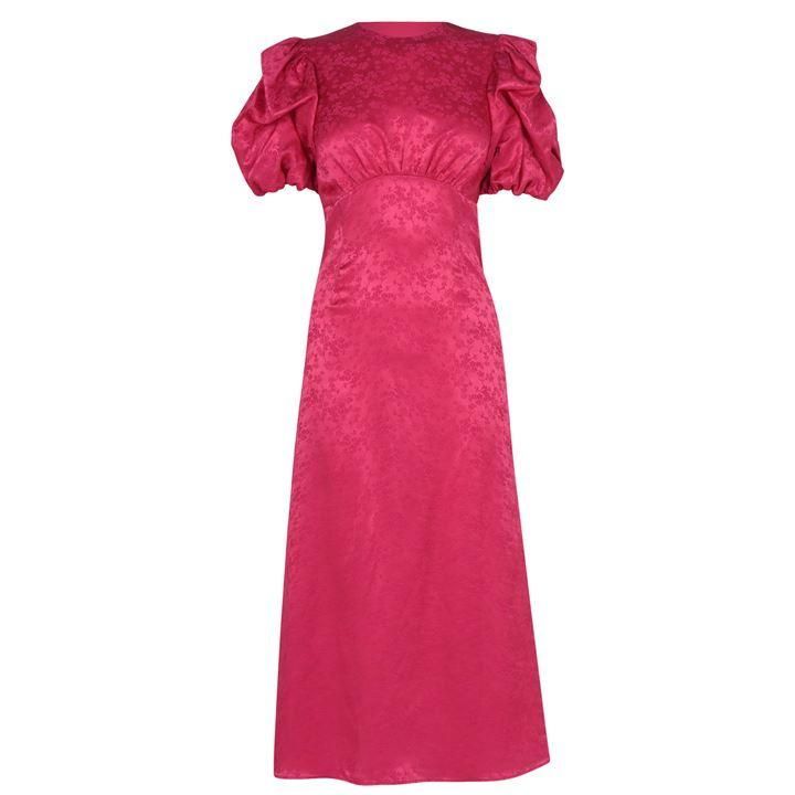 ANDAMANE Gloria Midi Dress - Pink