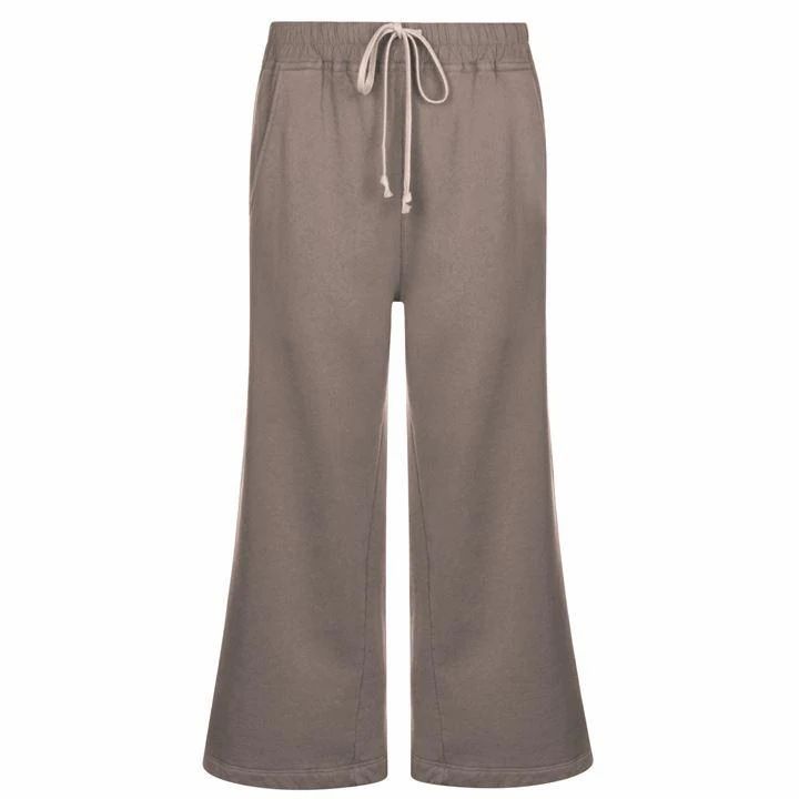 RICK OWENS DRKSHDW Drawstring Cropped Trousers - Grey