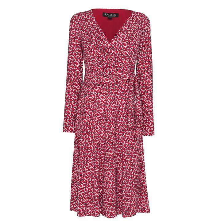 Lauren by Ralph Lauren Coreen Day Dress - Red