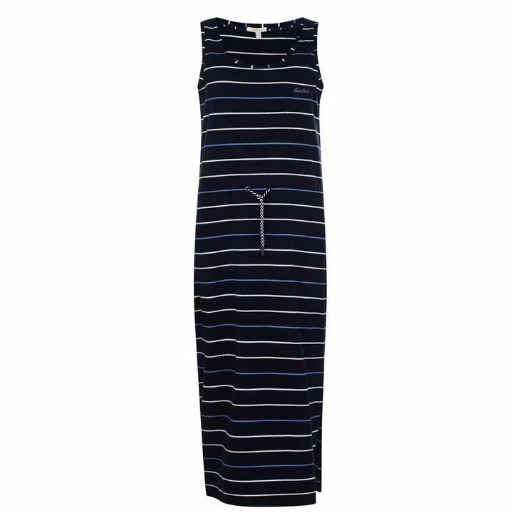 Barbour Barbour Lifestyle Sleeveless Overland Dress - Navy Stripe
