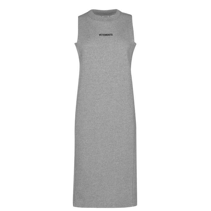 Vetements Patch Dress - Grey