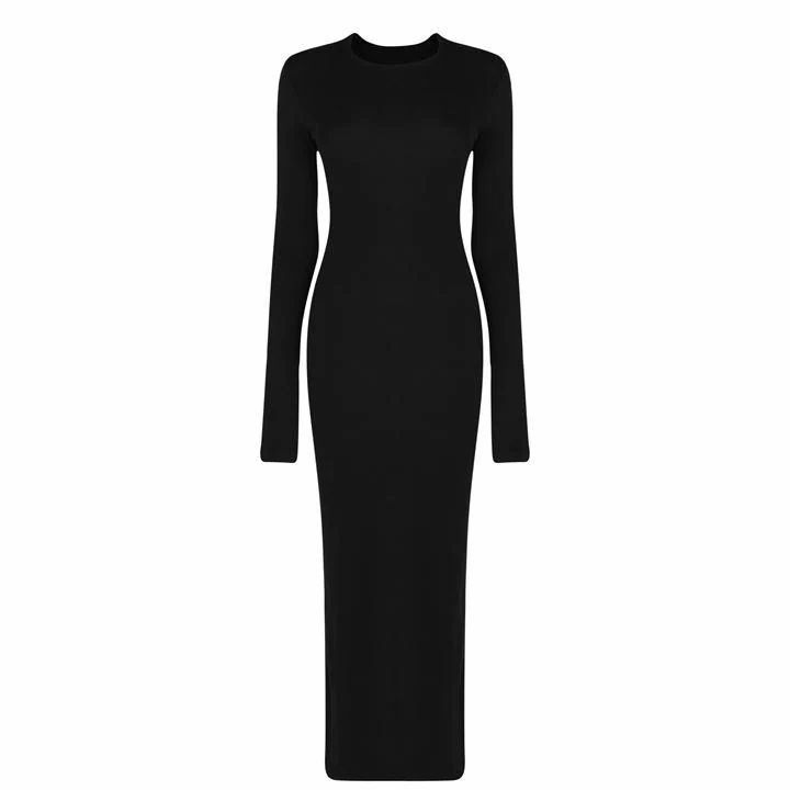 HELMUT LANG Back Cutout Dress - Black