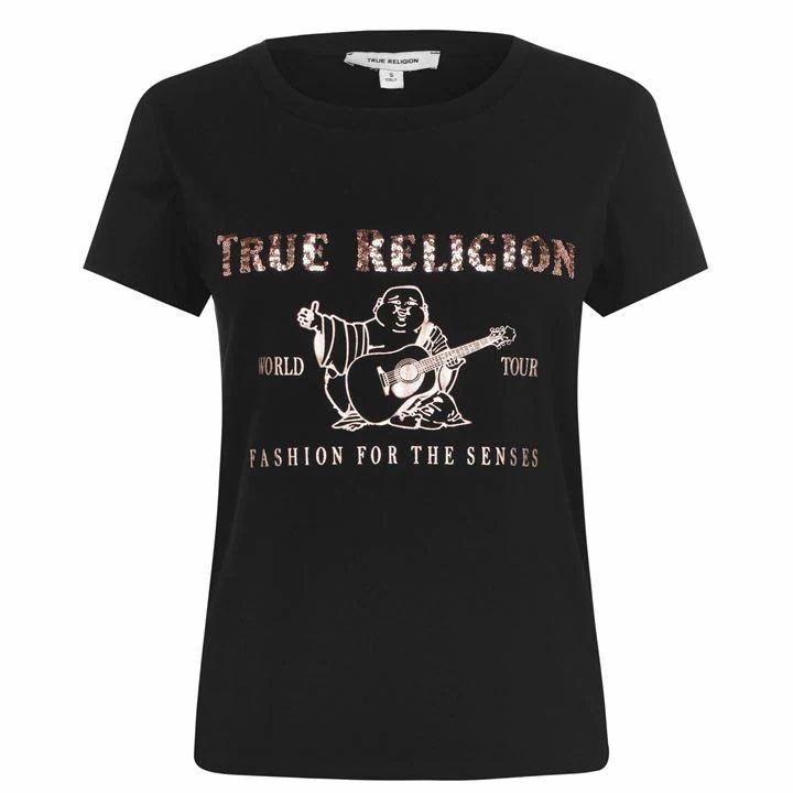 True Religion Buddha T Shirt - Black