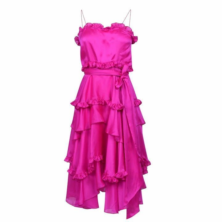 Alexandre Vauthier Ruffle Dress - Pink