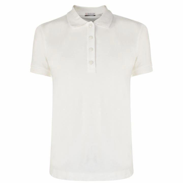 MONCLER Maglia Polo Shirt - White
