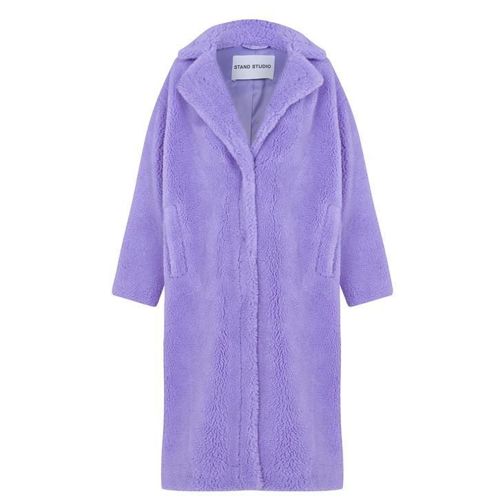 Stand Maria Coat Ld14 - Purple