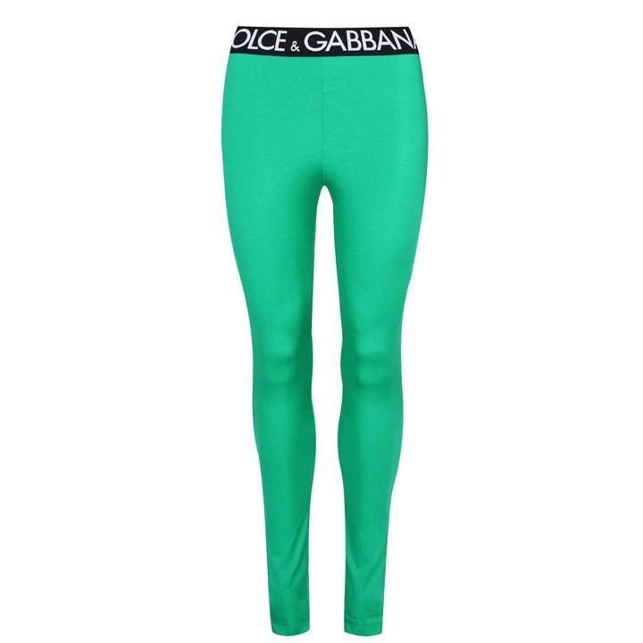 Dolce and Gabbana Pop Leggings - Green