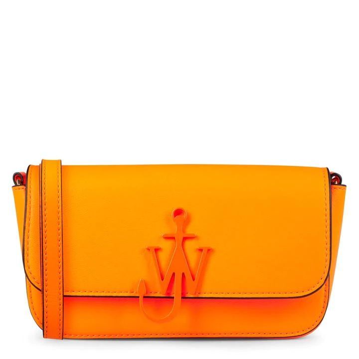 JW ANDERSON Chain Baguette Bag - Orange